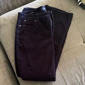 Talbots Women's Heritage Navy corduroy pants